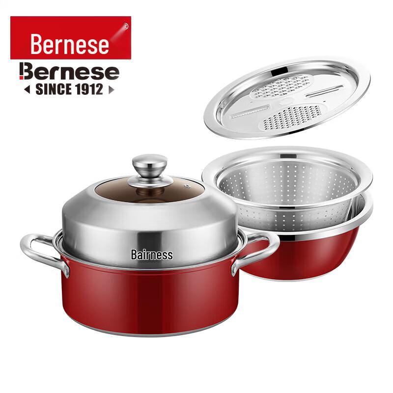 Bernice Grand Slam 4-Piece Stainless Steel Cookware Set