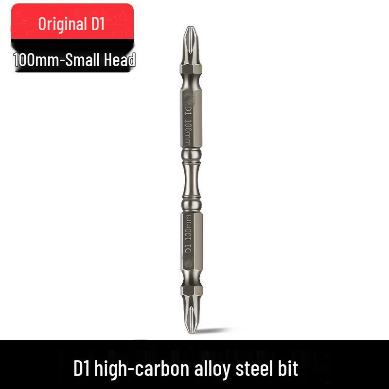 Hochharter Kreuzschlitz-Elektroschrauberbit: Legierter Stahl, Rutschfest, Stark magnetisch.