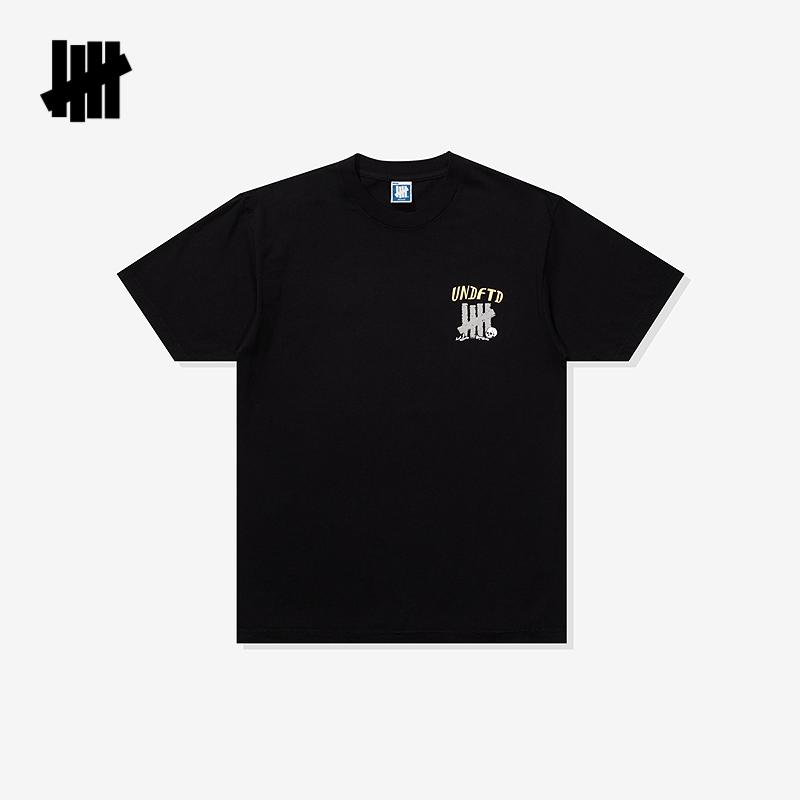 Undefeated T-Shirts Unisex Crew Neck Thin Heavyweight US52GSS05M