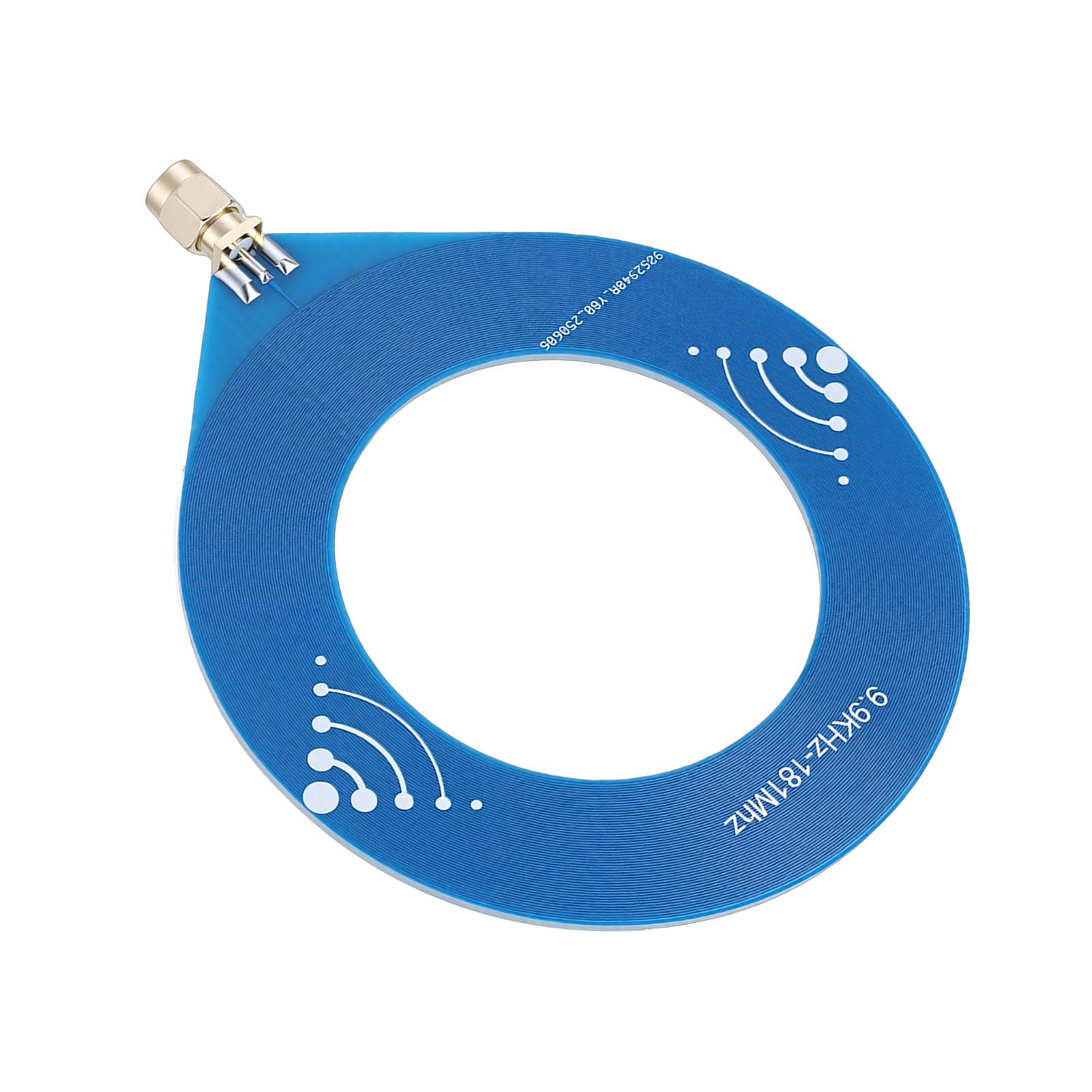 

Small Loop Aerial 9.9KHz 181MHz RP SMA Male Connector FM AM SW Donut Aerial for Software Defined Radio