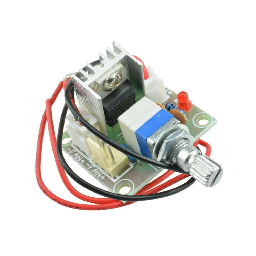 

LM317 DC 3.25-15V To DC1.25V-13V DC Linear Converter Down Voltage Regulator Board Speed Control Module