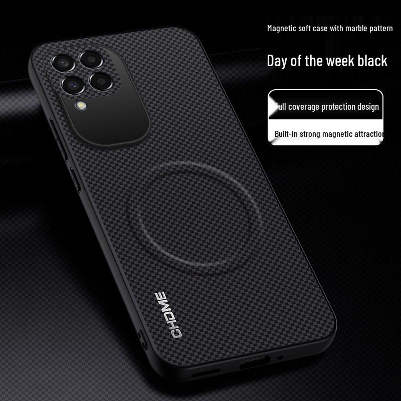 

Samsung M33-5G Protective Case: Full-Cover Anti-Drop, High-End Fashion with Magnetic Buckle and Marked Pattern. Samsung M33-5G
