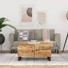  Coffee Table, 80x50x40 Cm, Solid Mango Wood and Board