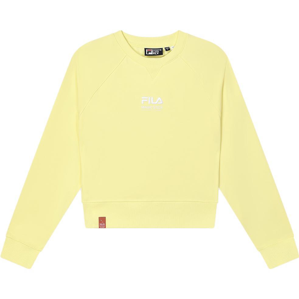 

FILA X Magic Stick Knitted Pullover Loose Casual Sweatshirt Men sweatshirt Light-Yellow F11W339201F-YE XXL