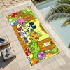 Cartoon T-Tamagotchi Kawaii Towel For Swim Yoga Gym Quick Drying Soft and Skin-friendly Beach Towels All-Season