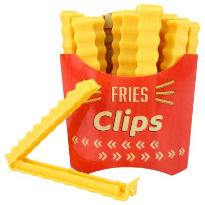 MASELE Fried Potato Shaped Clips 12 Pieces Kitchen Storage Sealing Magnet Goods (1 Piece)