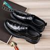 Leather Shoes Men's New First-layer Cowhide Business Leather Formal Leather Shoes Breathable and Wear-resistant Leather Shoes