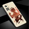 Etui do Xiaomi Mi Poco X3 X4 NFC M3 Mi 11 11T 10 T 9T 12 9 10T Lite Silikonowe etui na telefon Anime Genshin Impact Cute