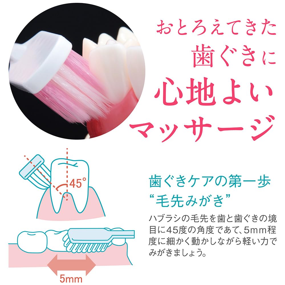 Systema Gum Plus Toothbrush Wide Compact Soft Floss Included 6-Pack + Y-shaped
