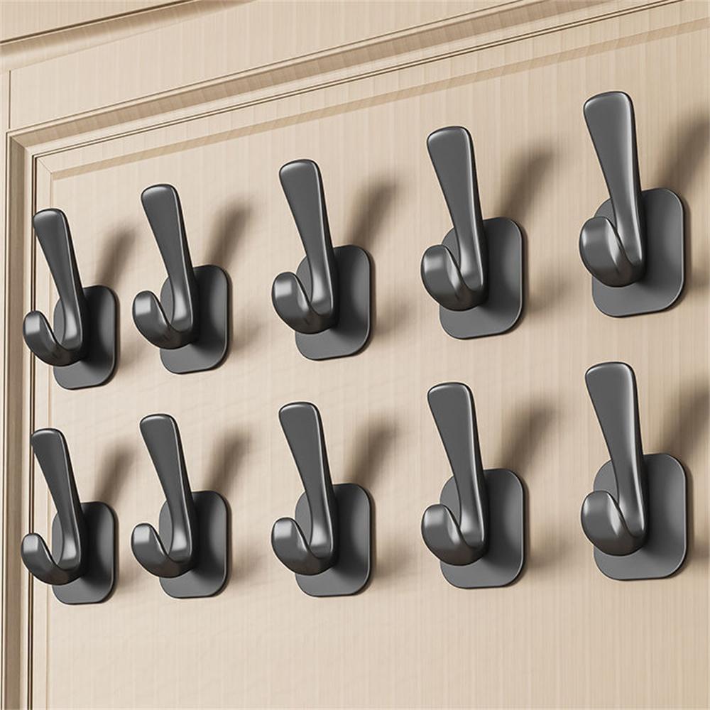 2PCS Hook Practicality Wall Load-bearing Wall Hanging Holder Household Supplies Sticking Hook Bag Hook Adhesive Simple Art