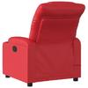 Vidaxl Foldable Massage Armchair, Electric, Red, Eco-leather