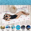1Pc Red Heart Print Towel Sports Quick-Drying Super Absorbent Camping Towel Super Soft Lightweight Gym Swimming Yoga Beach Towel