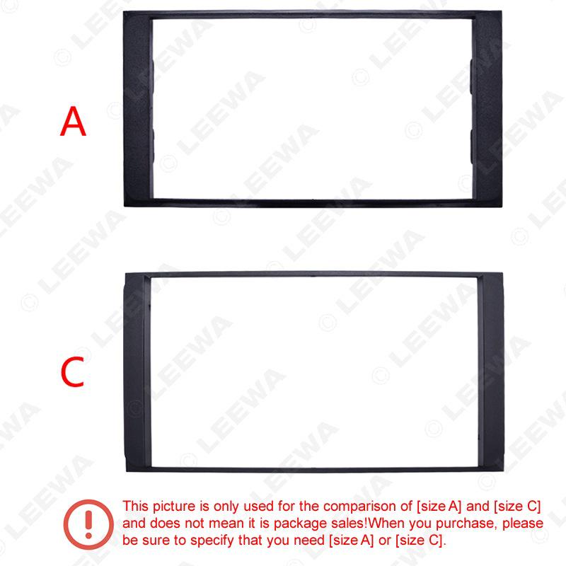 Toyota Camry/Vios/Corolla/Previa 2DIN Car Audio Faceplate Modification Frame