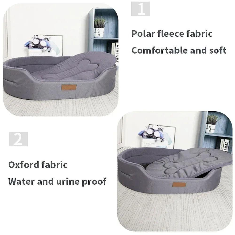 Anti-Mite Pet Sleeping Bed Waterproof Pet Kennel Cushion Universal Dog Sofa Bed for Four Seasons