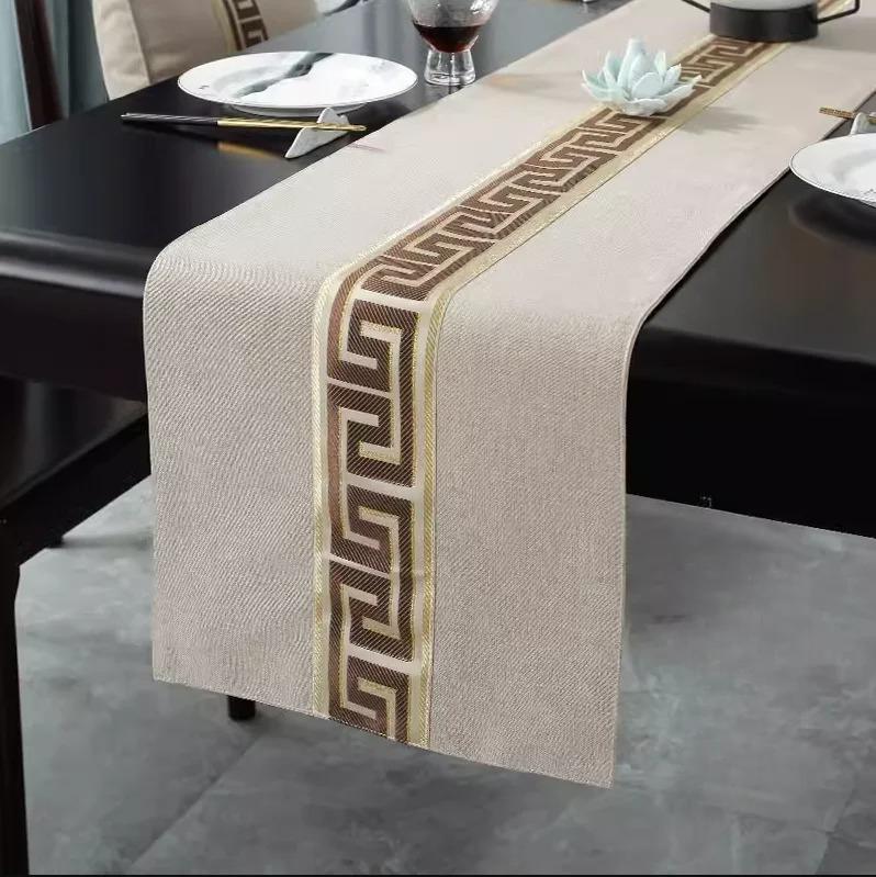 New Chinese Style Table Flag Waterproof and Oil Resistant Hot Selling Tea House Tea Towels Zen Tea Table Cloth Hotel Bed Flag