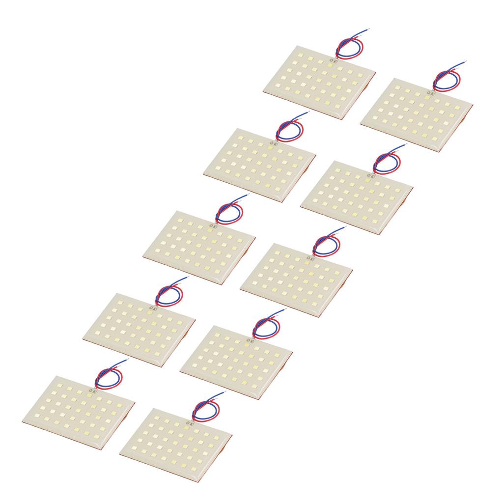 10Pcs SMD LED Lamp Bulb Board Panel 5W 3.2V 3.7V for Pillar Lawn Light Electron Component