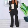 Cardigan aderente a tinta unita moda europea e americana 2024 Set completo da donna