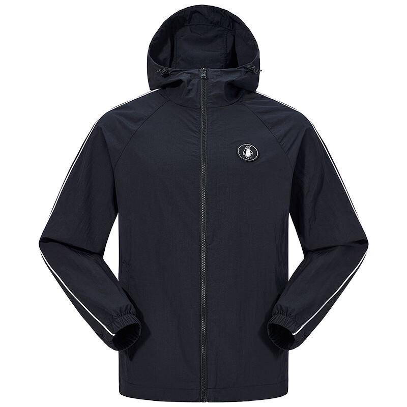 Penguin Sunset Rain Hooded Sun Protection Quick-Dry Sports Jacket