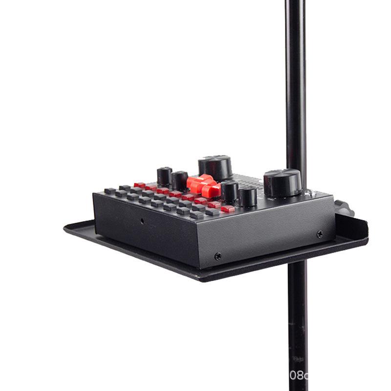 Detachable 20x24cm Sound Card Storage Tray for Live Broadcast with Tripod Stand