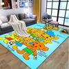 Bamse Pattern Rug, Indoor/Outdoor Mat, for Picnic, Gameroom, Bedroom, Office, Living Room, Home Decor Carpet, Birthday Gift