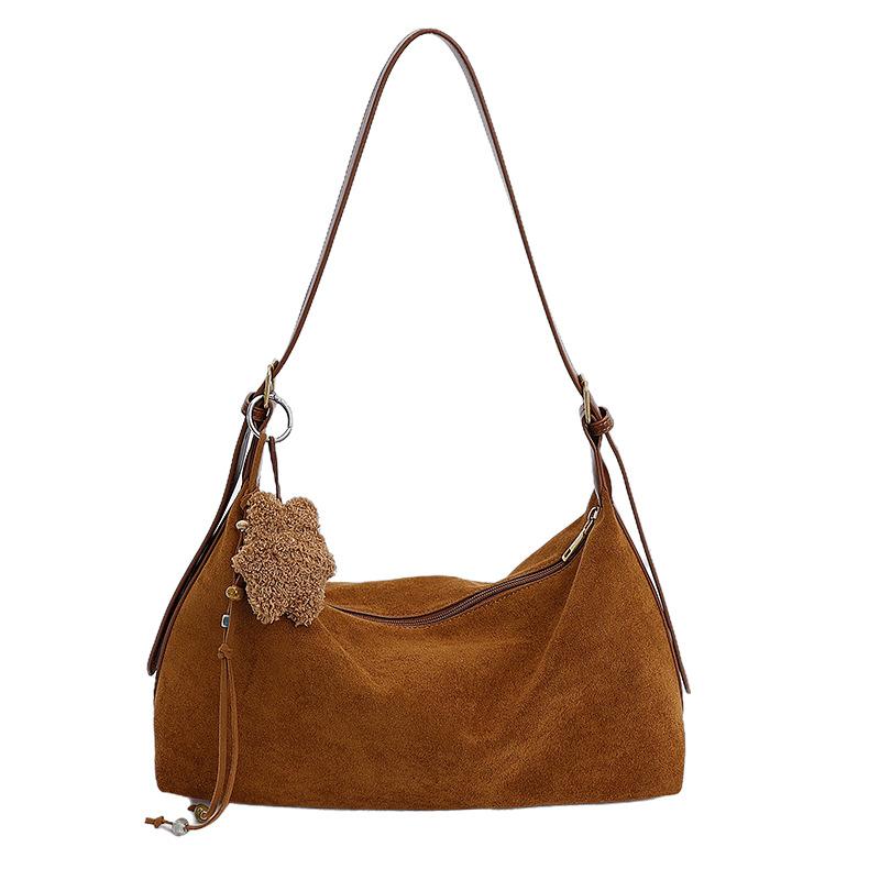 Retro Matte Niche Underarm Bag Women's 2025 Winter New Versatile Women's Bag Popular Messenger Bag Shoulder Tote Bag