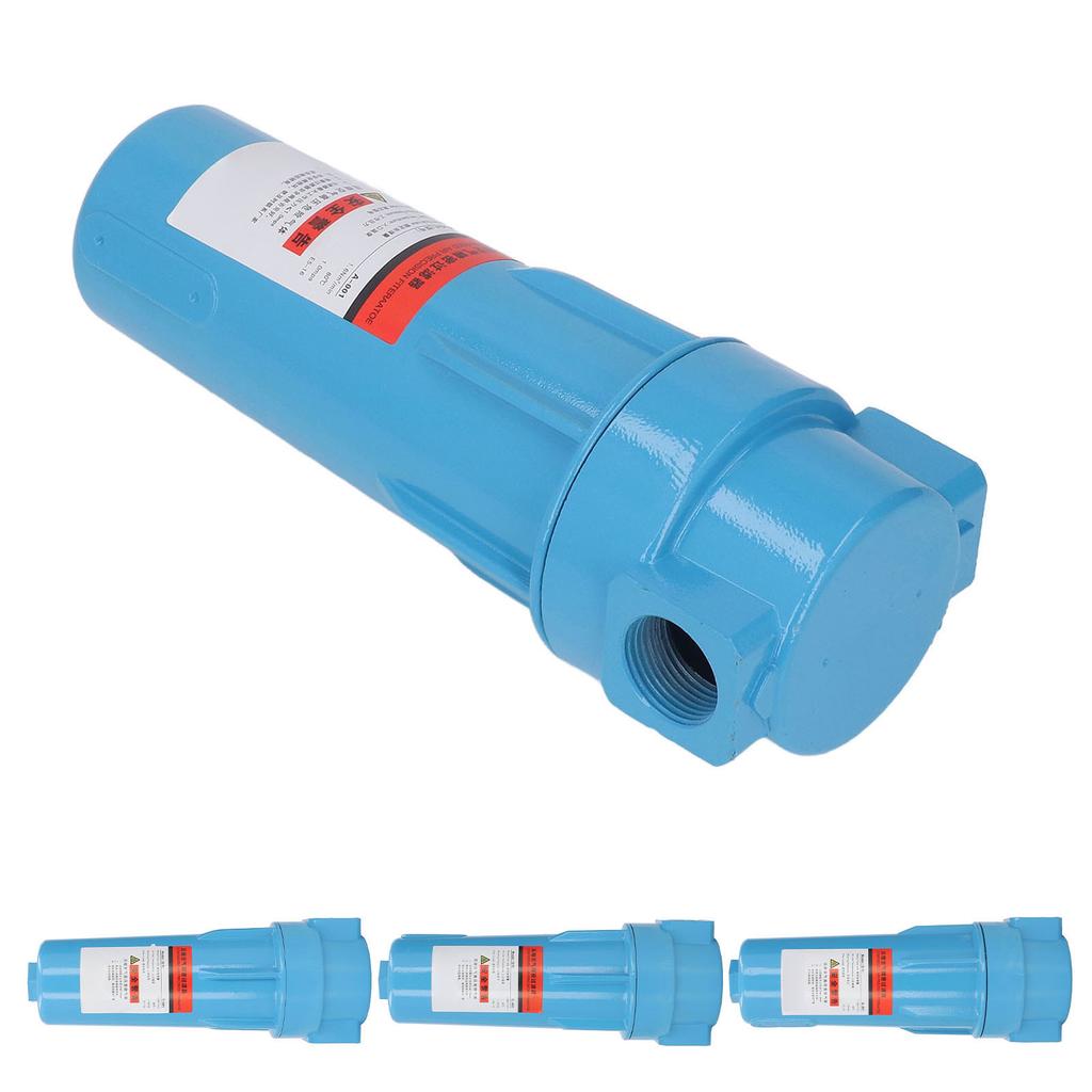Oil Water Separator Clear Thread Air Compressor Filter 1.6Nm³/min Rated Capacity Leakage  1in Inlet Outlet for Replacement