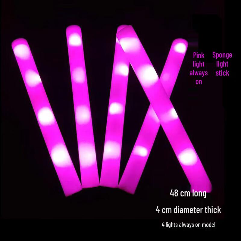 CNMF Colorful LED Foam Glow Sticks