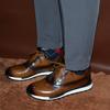 Classic Brand Designer Business Casual Sneaker Shoes for Men Leather Lace-up Basic Outdoor Footwear Daily Flat Oxfords