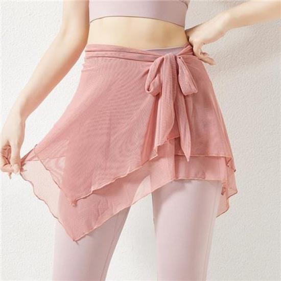 Sports Fitness Anti-Embarrassment Skirt Anti-Exposure Hip-Covering Apron Dance