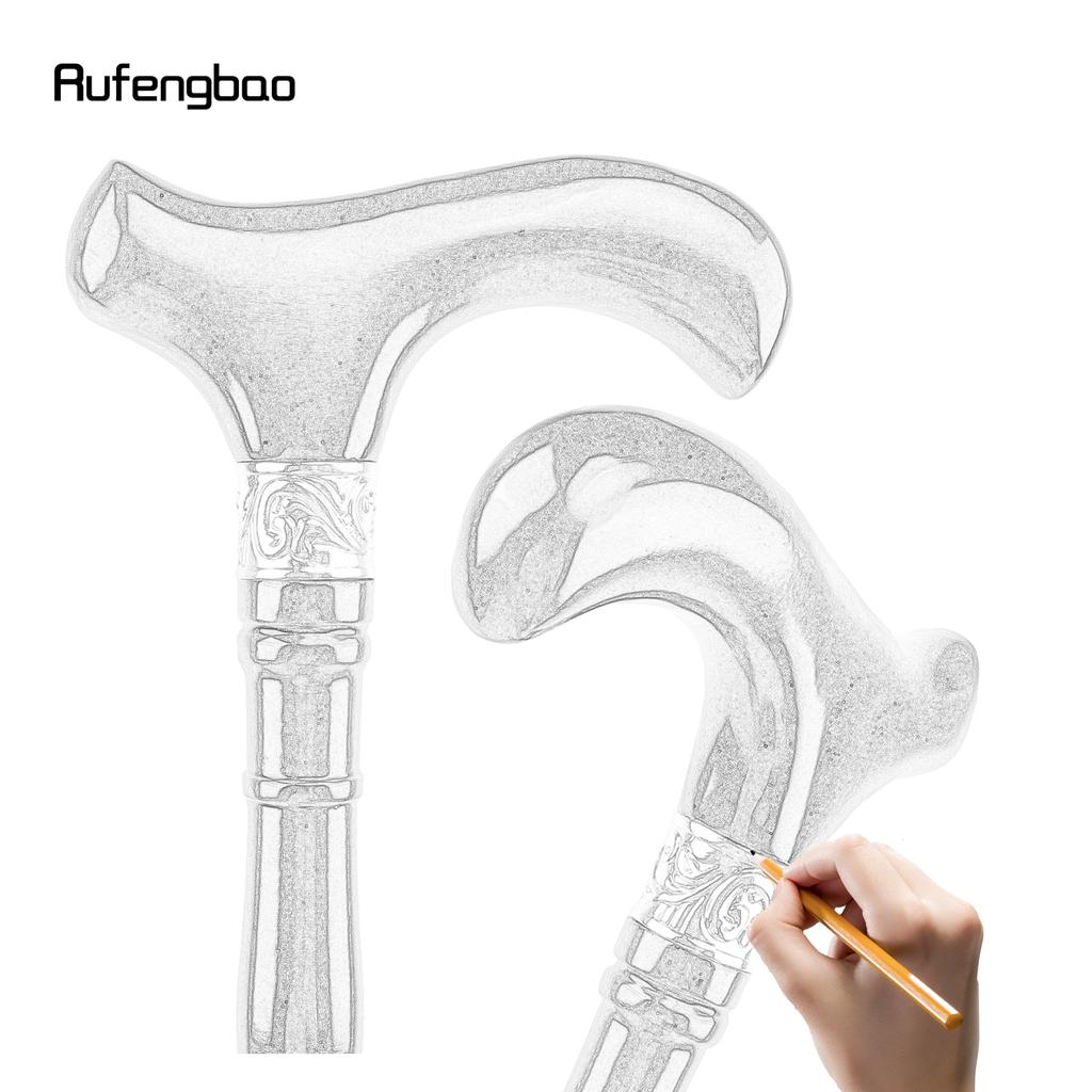 Red Wooden Single Joint Fashion Walking Stick Decorative Cospaly Cane Halloween Mace Crutch  Wand Crosier 92cm