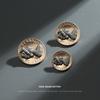 10Pcs Round Metal Buttons Men'S Suit Suit High-End Button Top Women'S Coat Windbreaker Cardigan Sweater High-End Buttons