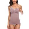 Women Lace Nursing Vest Bra Breastfeeding Seamless Open Buttoning Maternity Underwear with Adjustable Shoulder Straps