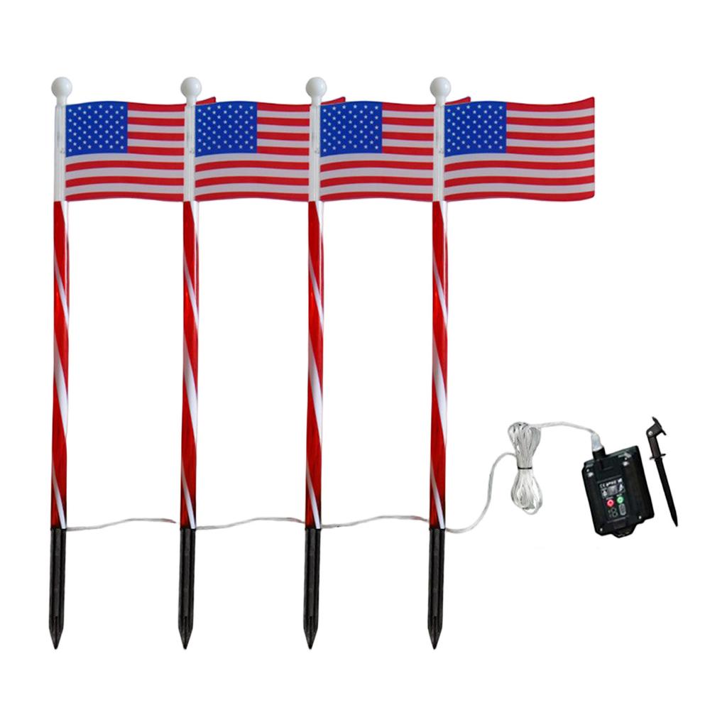 LED Solar Flag Lights, Outdoor Courtyard Villas, Ground Lights, Garden Decorations, Lights