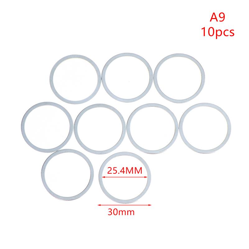 Circular Saw Blade Reducing Conversion Rings 10Pcs 10-32mm Easy Install Adapters for Angle Grinder Cutting Disc Carpenter Woodworking Tools