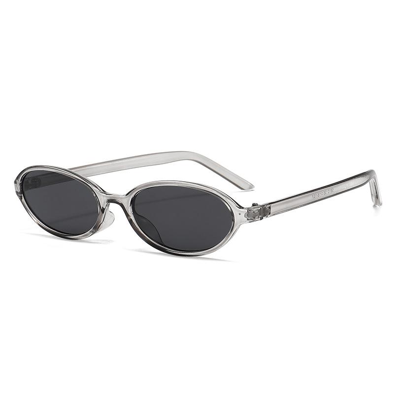 JYL TS Halara korean small oval sunglasses, ladies old money shades, UV protection eyewear