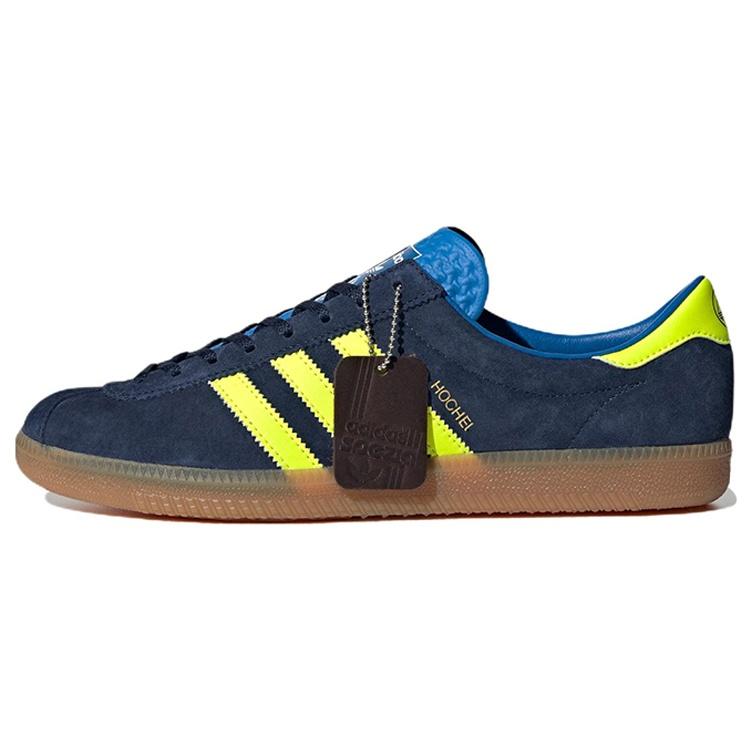 adidas Hochelaga SPZL  Indigo Solar Yellow  Men s HQ9950 EU 47⅓