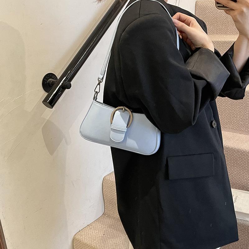 Simple and Versatile Underarm Bag Women's New High-end Fashion Small Square Bag Niche Trend Casual Women's Bag