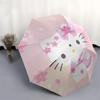 1pc Hello Kitty Sakura Theme Umbrella with Plastic Handle,Suitable for All Seasons Home Travel Outdoor UmbrellaSanlio272
