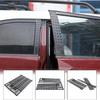 Car Door Window Centerpillar Honeycomb Trim Cover Fit Toyot@a FJ Cruiser 2007-2024 Exterior Side Door Window Center Pillar Post Molding Decorative