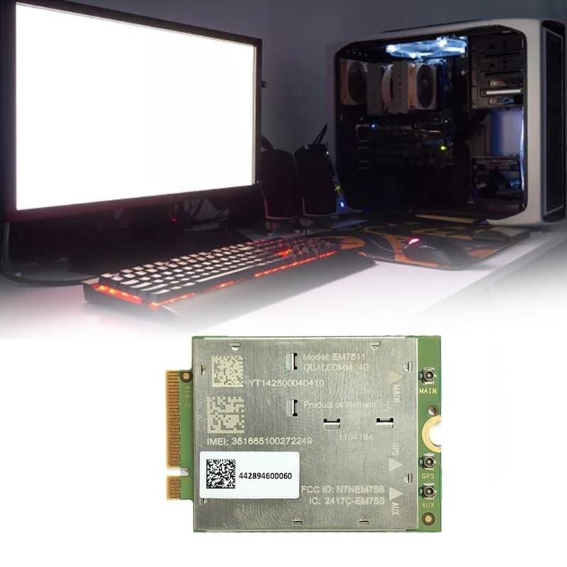 4G LTE Portable Module EM7511 M.2 LTE 4G Networking Card PCIE M.2 Networking Module Wireless Card for Laptop PC