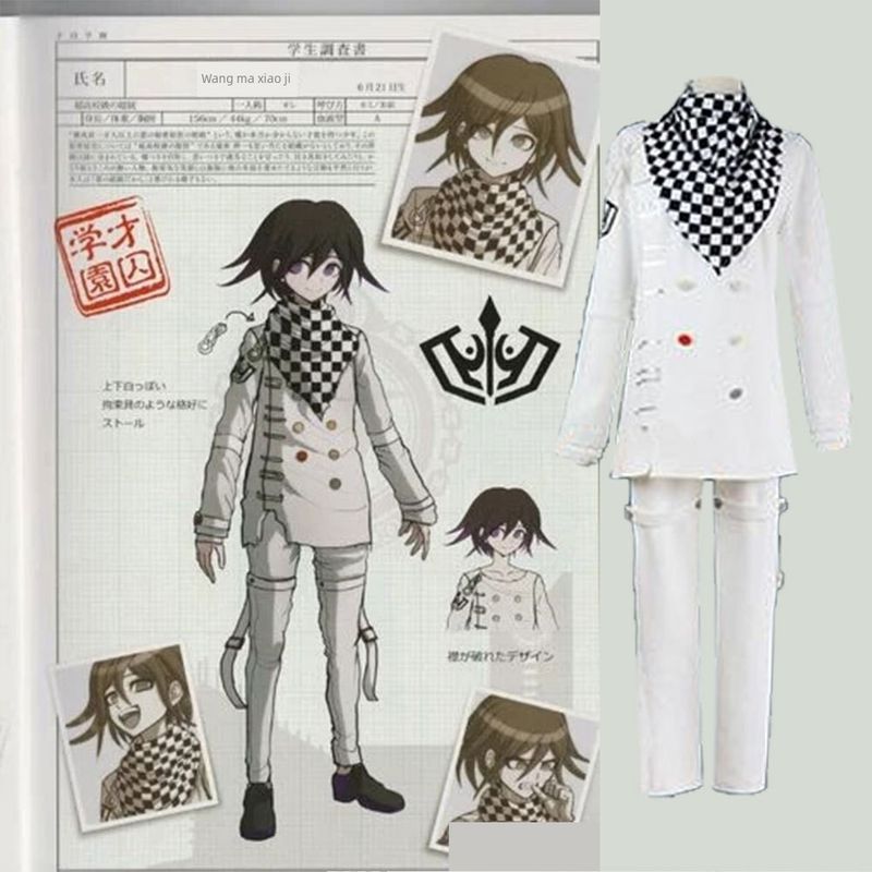 Danganronpa V3 Tea Pillar King Ouma Kokichi Cosplay Costume Iruma Midori Cosplay Halloween Costume