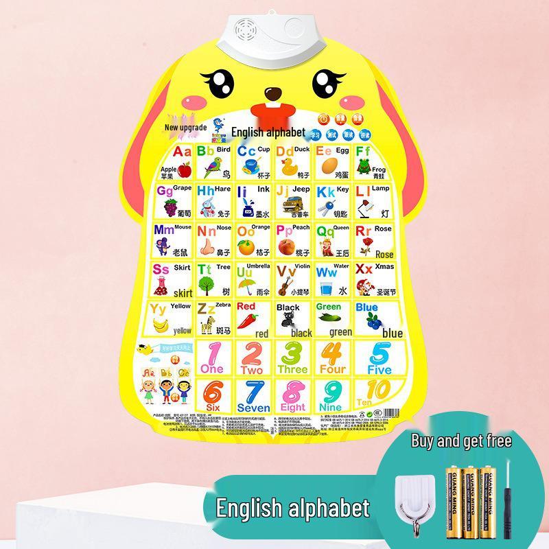 Children s Sound Book: Word Recognition & Pronunciation Educational Toy with Word Cards