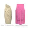 Delicate Half Face Vase Silicone Mold Artistic Half Face Vase Silicone Mold Handmade Succulent Pots and Planter Moulds