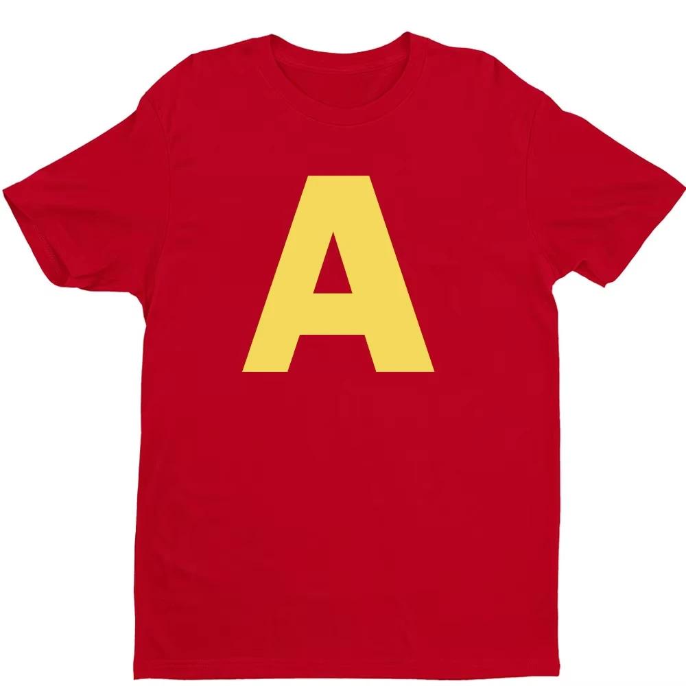 

Alvin and The Chipmunks Red Shirt Unisex S_P Movie Promo Nerd Geek Animation Adult T-shirt Graphic T Shirts Cotton Tee Tops S