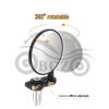 Harley Prince Retro Non-Folding Handlebar Rearview Mirror for Motorcycles