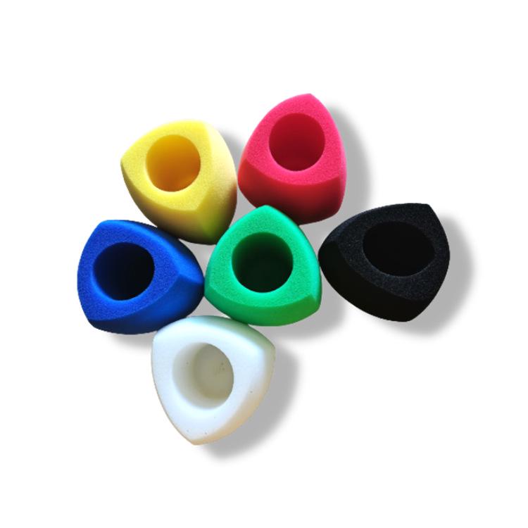 Thickened Triangle Foam Microphone Windscreen - Anti-Pop Protection for Stage and Home Use