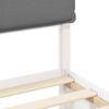 Bed Frame with Upholstered Headboard Light Grey 180 X 200 Cm