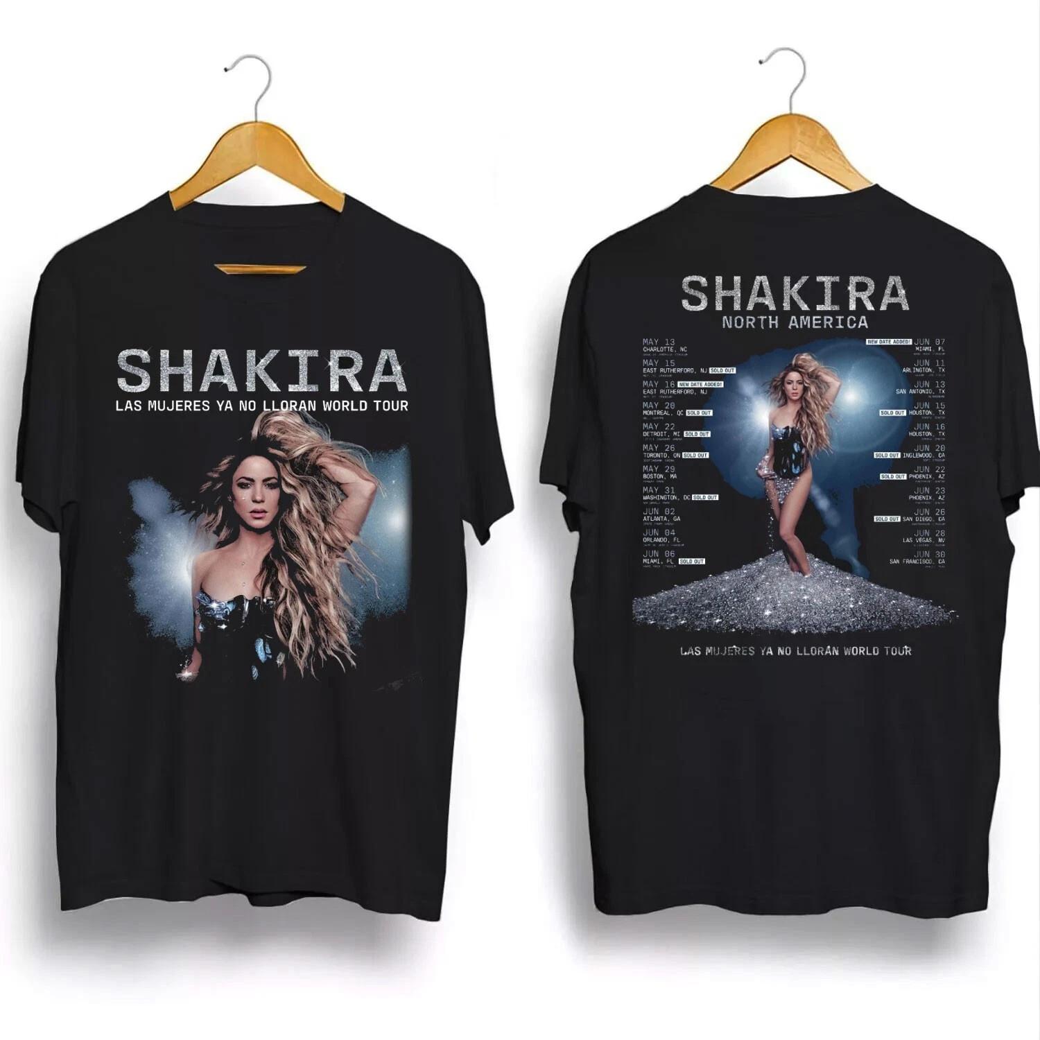 SALE Shakira 2026 Concert Shirt Las Mujeres Ya No Lloran World Tour Shirt L