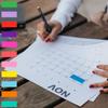 YSHIHE Rectangular Colored Stickers,12 Colors Rainbow Color Color Coding Labels,1inch x 3/8inch (25 x 10mm) Assorted Sticker for Offices Labeling