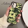 Camouflage Pattern Phone Case for iPhone 11 12 13 14 Pro Max mini X XR XS SE 2020 6S 7 8 Plus Samsung Galaxy S21 S22 Cover coque